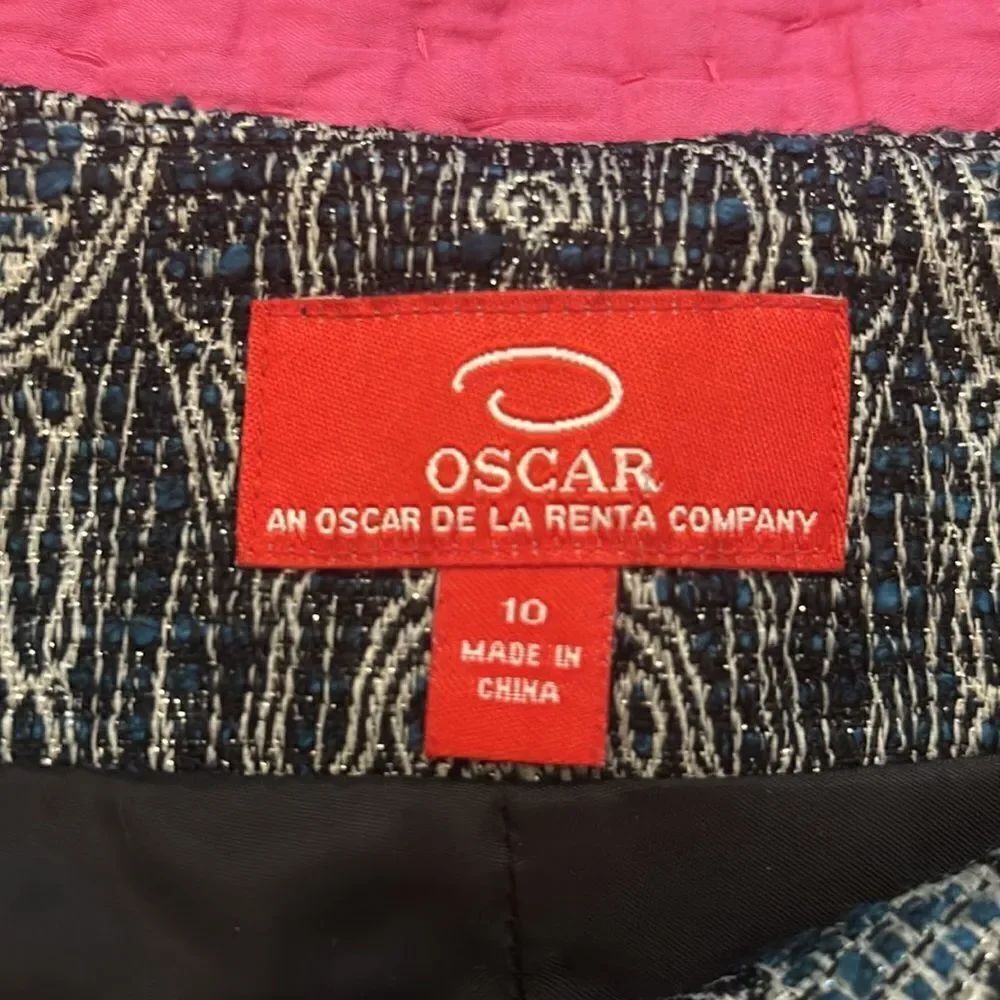 Oscar de la Renta Patterned Trousers, US10 - Picture 4 of 9